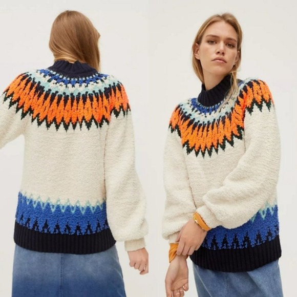 Anthropologie Sweaters - Anthropologie Pilcro Selene Oversized Cozy Fleece Sweater SHIPS SAME DAY